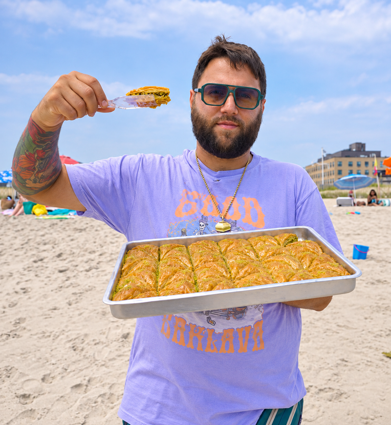 Featured on CNBC: NYC’s “Baklava Guy” Brings In $20K a Month Selling Turkish Pastries