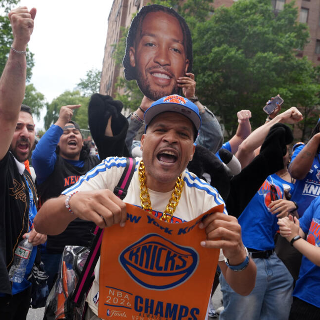 Featured on Here & Now: New York Celebrates the Knicks' Historic Victory