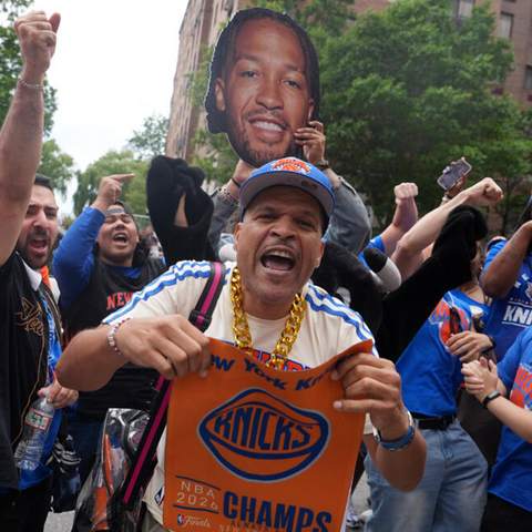 Featured on Here & Now: New York Celebrates the Knicks' Historic Victory
