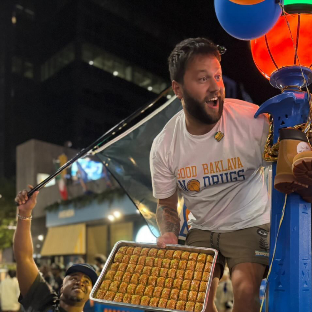 Featured in RESIDENT: The Baklava Guy Becomes a Knicks Tradition
