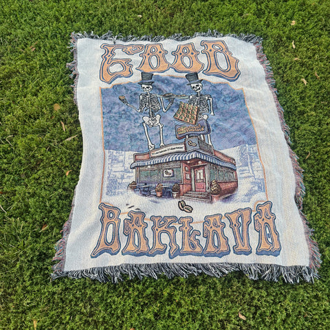 Good Baklava Woven Jacquard Blanket