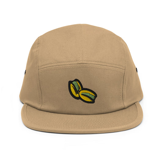 Pistachio Hat |  Five Panel Cap | Khaki