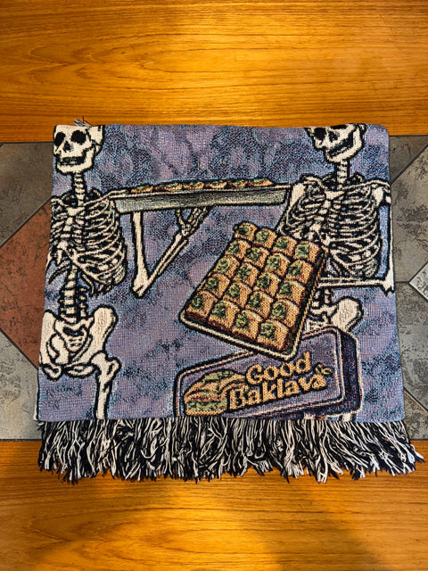 Good Baklava Woven Jacquard Blanket