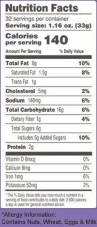 Good Baklava nutritional information